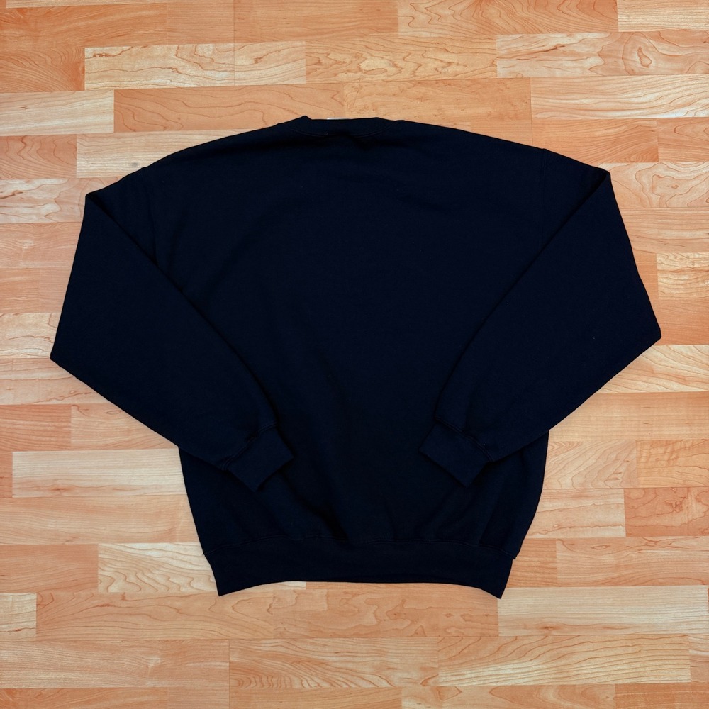 Vintage Triumph Motorcycles Graphic Crewneck Sweatshirt Black Mens Medium Gildan - Picture 5 of 8